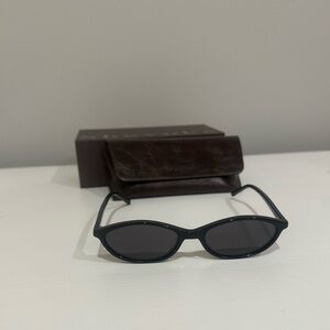 Shevoke ZULU Black Oval Sunglasses